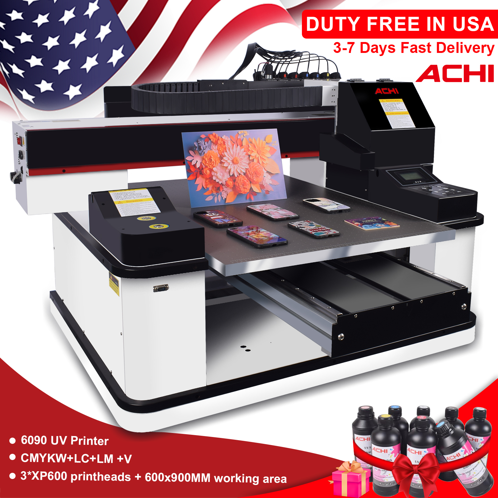 Commercial Uv Printing - A1 UV 6090 UV Printer EPSON