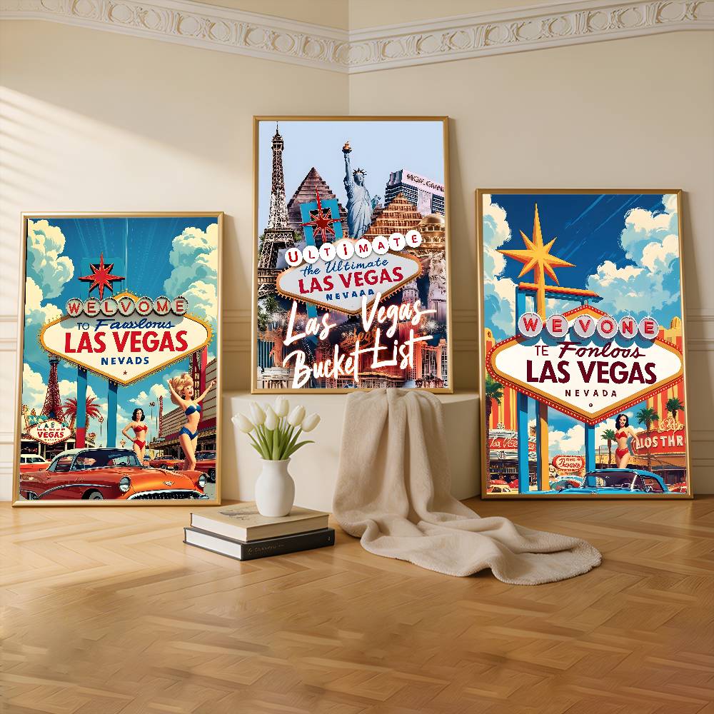 Commercial Printing Las Vegas - L-Las Vegas Premium Self Adhesive Poster