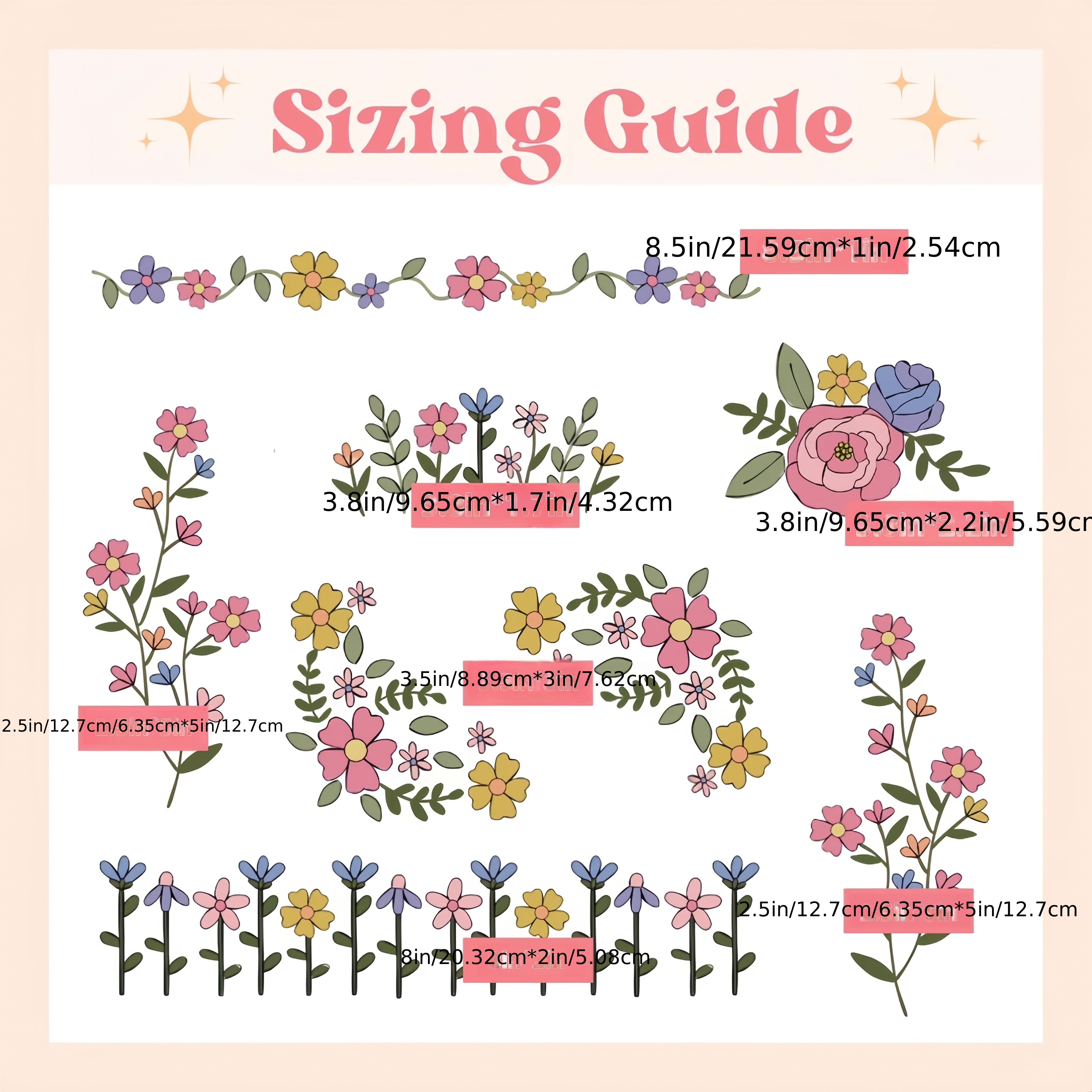 1 Set of 8pcs Colorful Graphic – обзор и цена Embroidery Stabilizer Backing