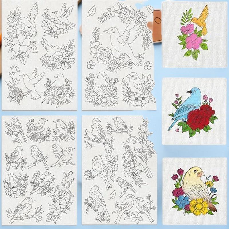 4-Sheet A4 Water-Soluble Stabi – обзор и цена Embroidery Stabilizer Backing