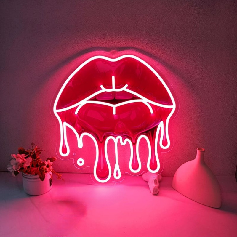 Melting Lips UV Printed Neon S – обзор и цена Commercial Uv Printing
