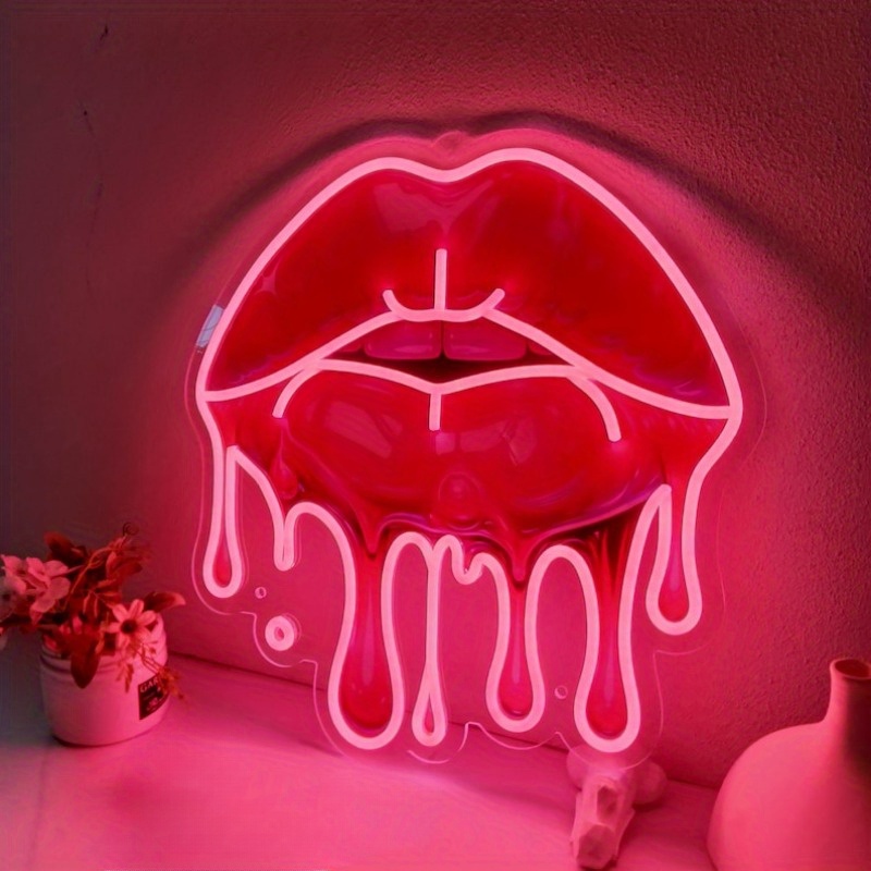 Melting Lips UV Printed Neon S – обзор и цена Commercial Uv Printing