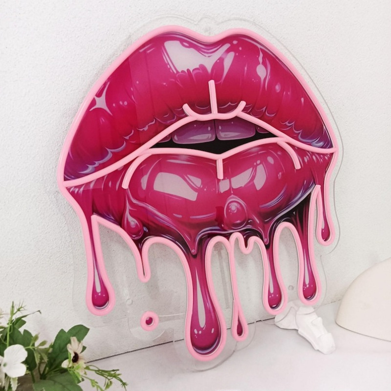 Melting Lips UV Printed Neon S – обзор и цена Commercial Uv Printing
