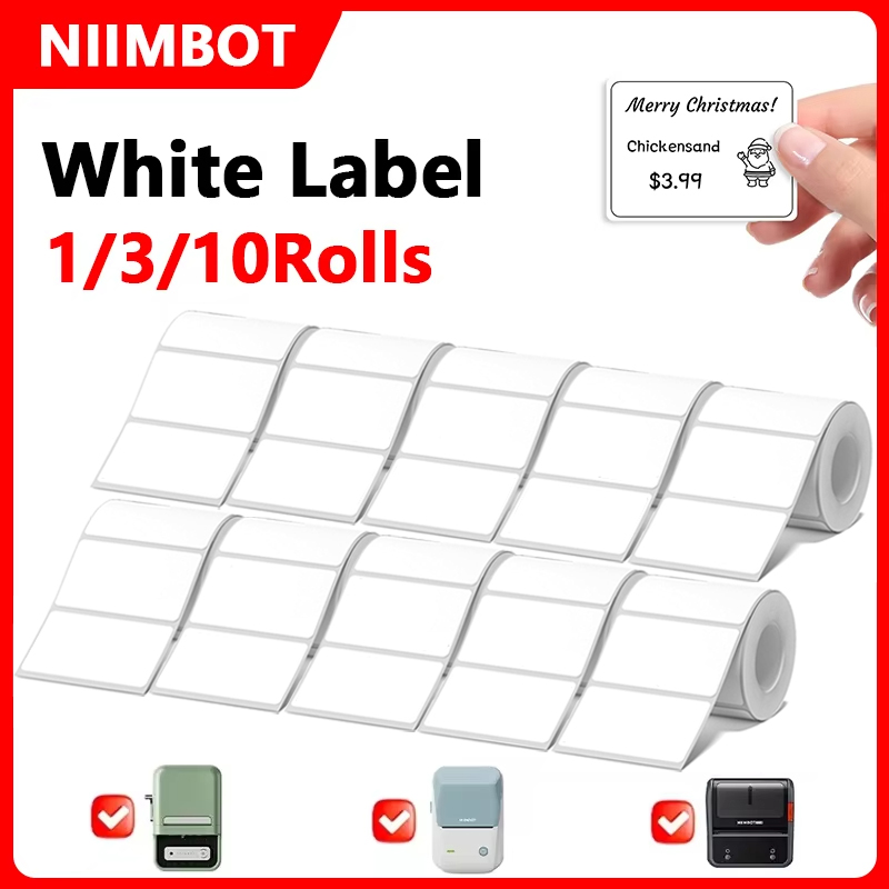 Niimbot 1/3/10 Rolls White The – обзор и цена Commercial Printing Types
