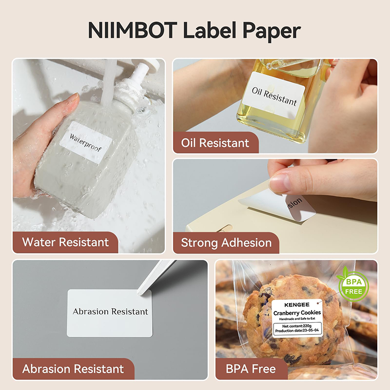 Niimbot 1/3/10 Rolls White The – обзор и цена Commercial Printing Types