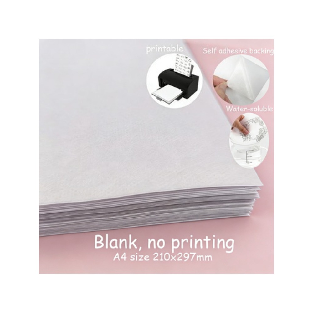 5 sheets A4 Custom Printing Pr – обзор и цена Embroidery Stabilizer Backing