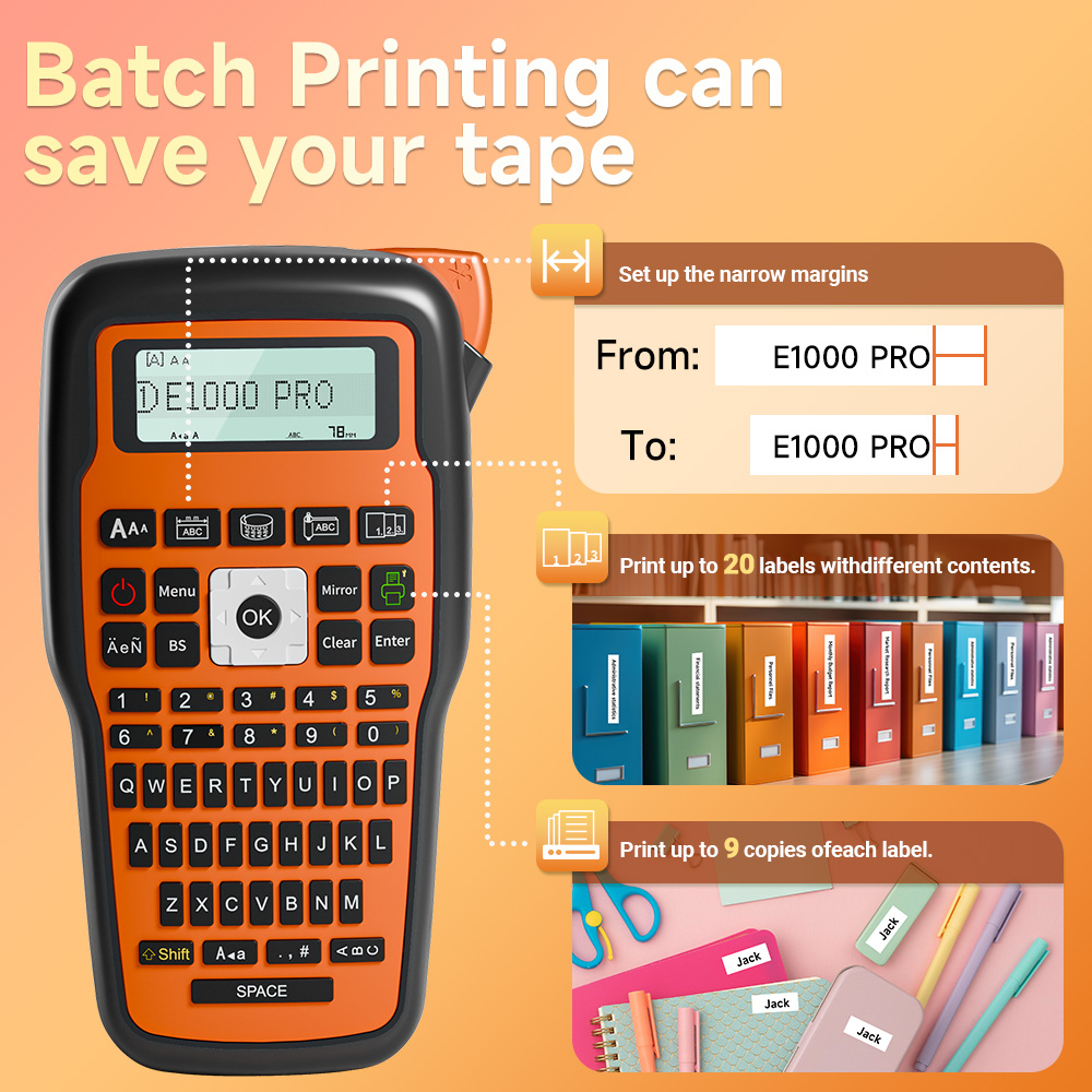 QWERTY Keyboard E1000 Label Pr – обзор и цена Commercial Printing Types