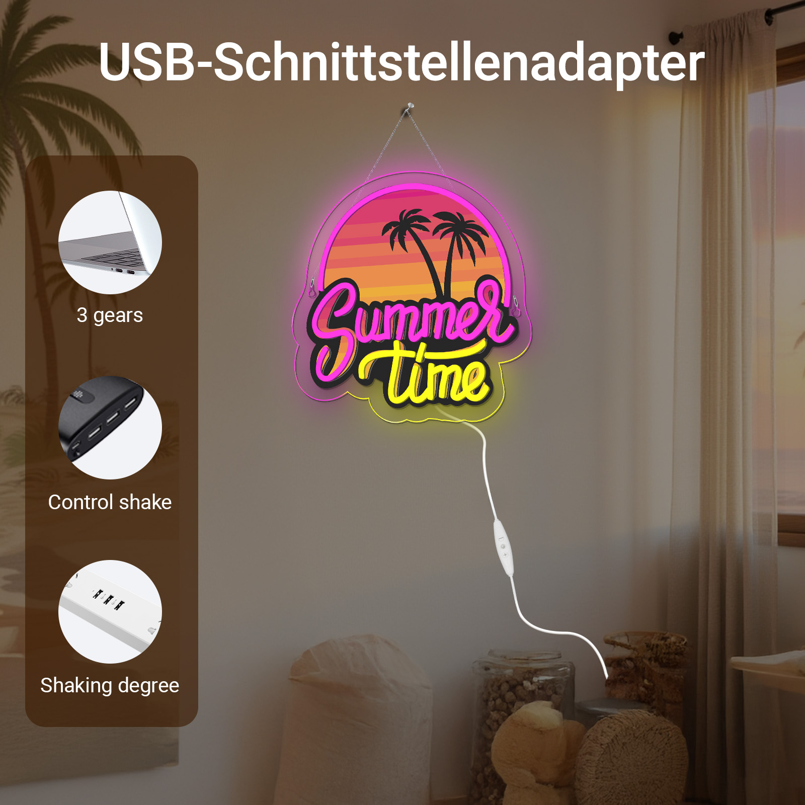 Summer Time Neon Sign UV Print – обзор и цена Commercial Uv Printing